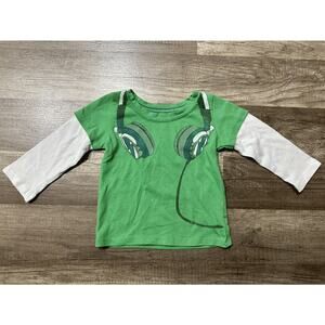 Mini Fine Mommy's Little DJ Long Sleeve Twofer Tee